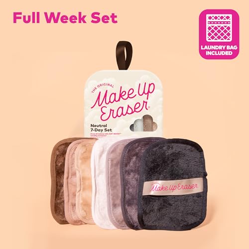 7-Day Set, Erase All Makeup with Just Water, Including Waterproof Mascara, Eyeliner, Foundation, Lipstick, Sunscreen, and More!, 7ct.