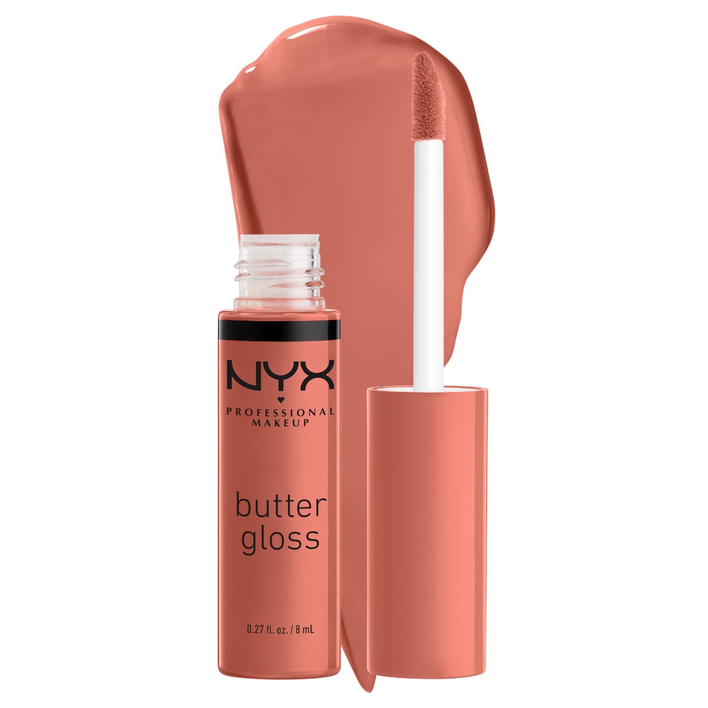 NYX PROFESSIONAL MAKEUP Butter Gloss, Non-Sticky Lip Gloss - Pack Of 3 (Angel Food Cake, Creme Brulee, Madeleine)