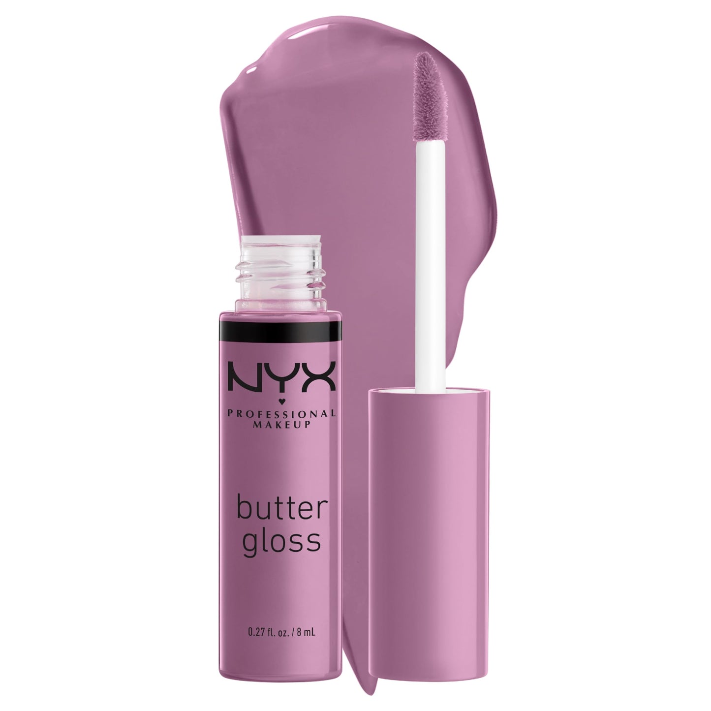 NYX PROFESSIONAL MAKEUP Butter Gloss, Non-Sticky Lip Gloss - Pack Of 3 (Angel Food Cake, Creme Brulee, Madeleine)