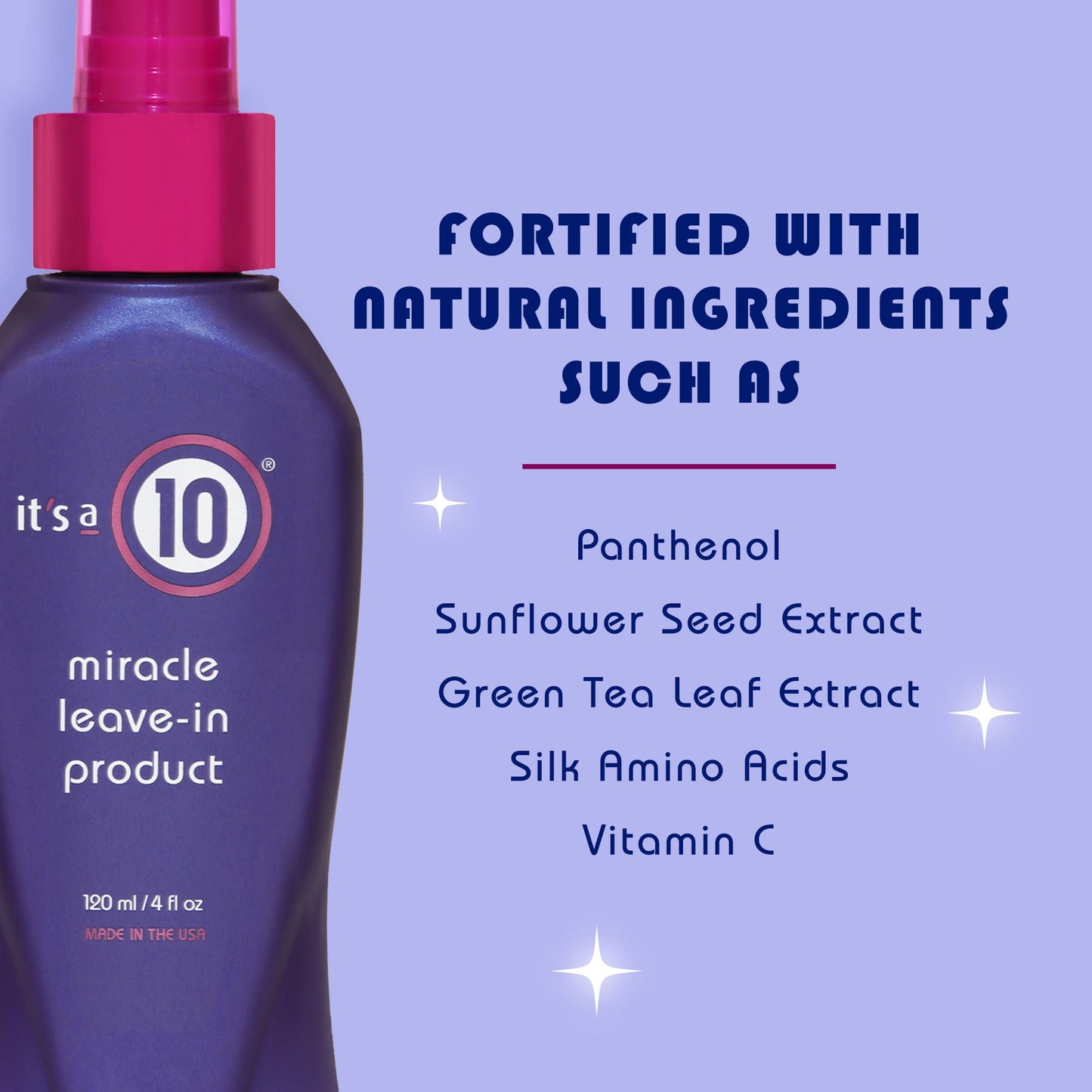 It's a 10 Haircare Miracle Leave-In product, 10 fl. oz.