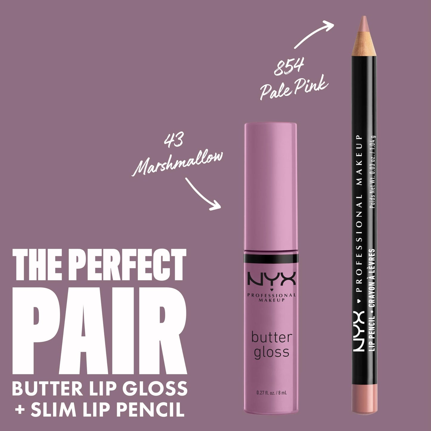 NYX PROFESSIONAL MAKEUP Butter Gloss, Non-Sticky Lip Gloss - Pack Of 3 (Angel Food Cake, Creme Brulee, Madeleine)