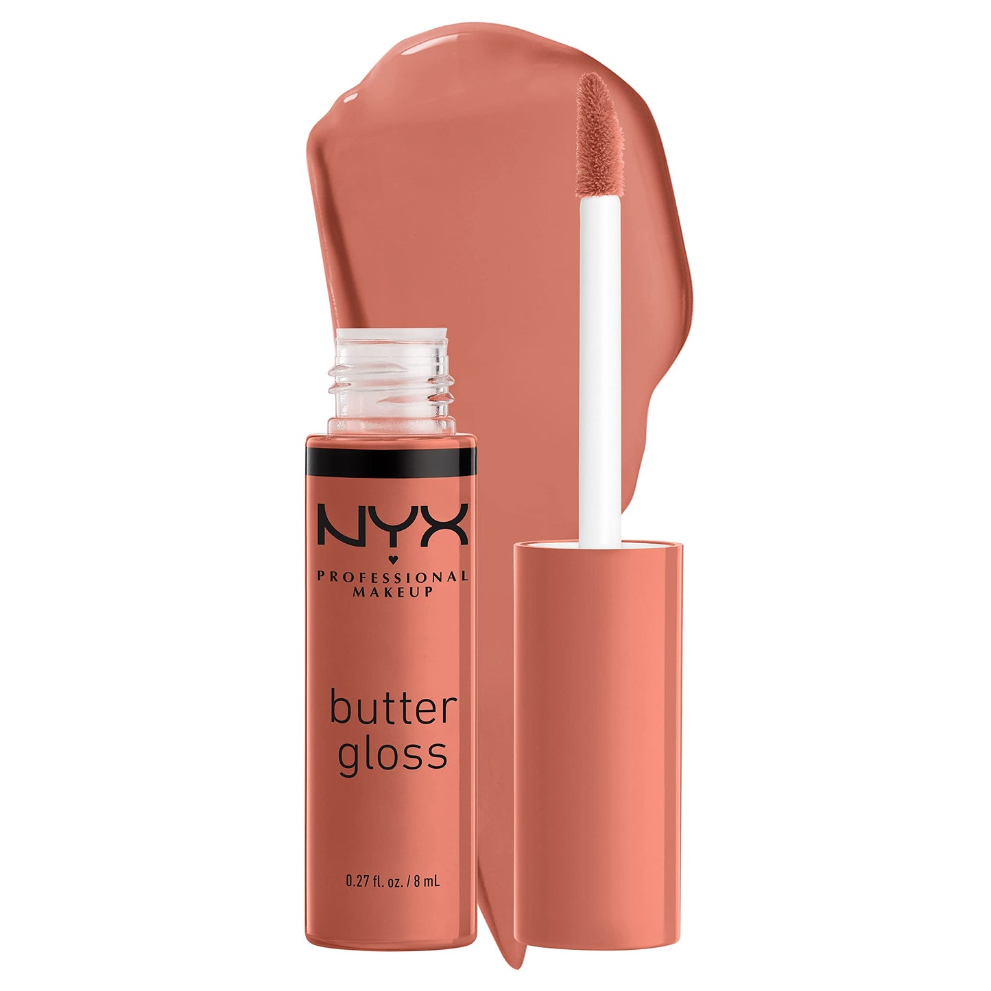 NYX PROFESSIONAL MAKEUP Butter Gloss, Non-Sticky Lip Gloss - Pack Of 3 (Angel Food Cake, Creme Brulee, Madeleine)