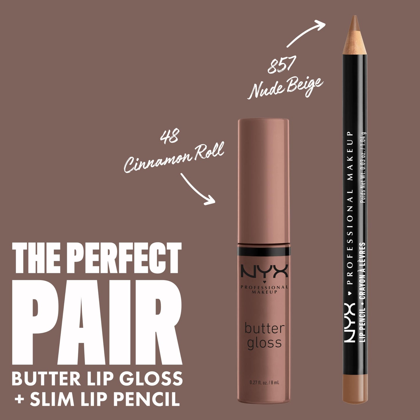 NYX PROFESSIONAL MAKEUP Butter Gloss, Non-Sticky Lip Gloss - Pack Of 3 (Angel Food Cake, Creme Brulee, Madeleine)