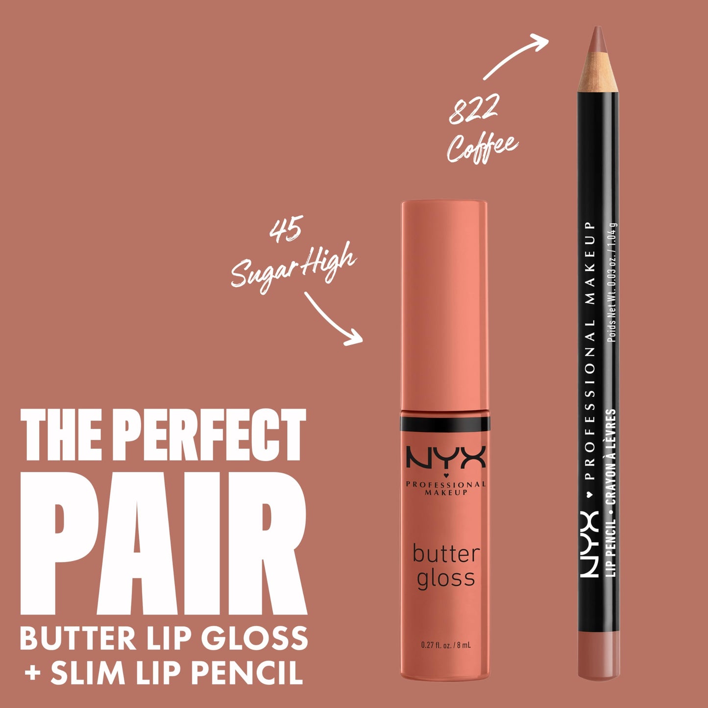 NYX PROFESSIONAL MAKEUP Butter Gloss, Non-Sticky Lip Gloss - Pack Of 3 (Angel Food Cake, Creme Brulee, Madeleine)