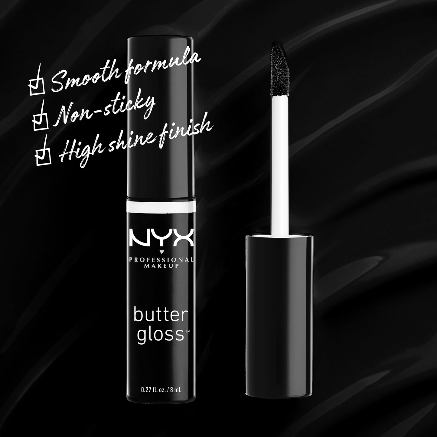 NYX PROFESSIONAL MAKEUP Butter Gloss, Non-Sticky Lip Gloss - Pack Of 3 (Angel Food Cake, Creme Brulee, Madeleine)