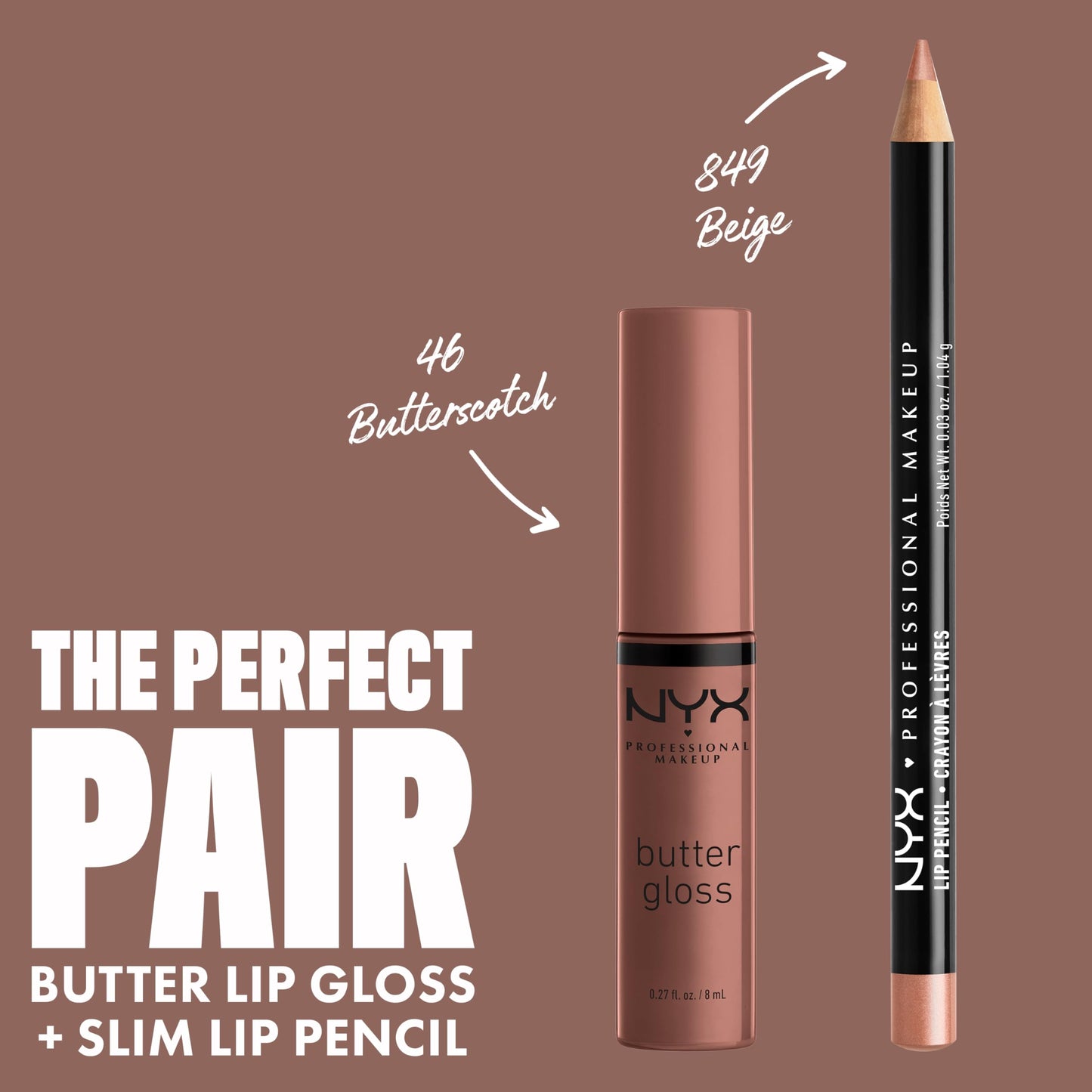 NYX PROFESSIONAL MAKEUP Butter Gloss, Non-Sticky Lip Gloss - Pack Of 3 (Angel Food Cake, Creme Brulee, Madeleine)