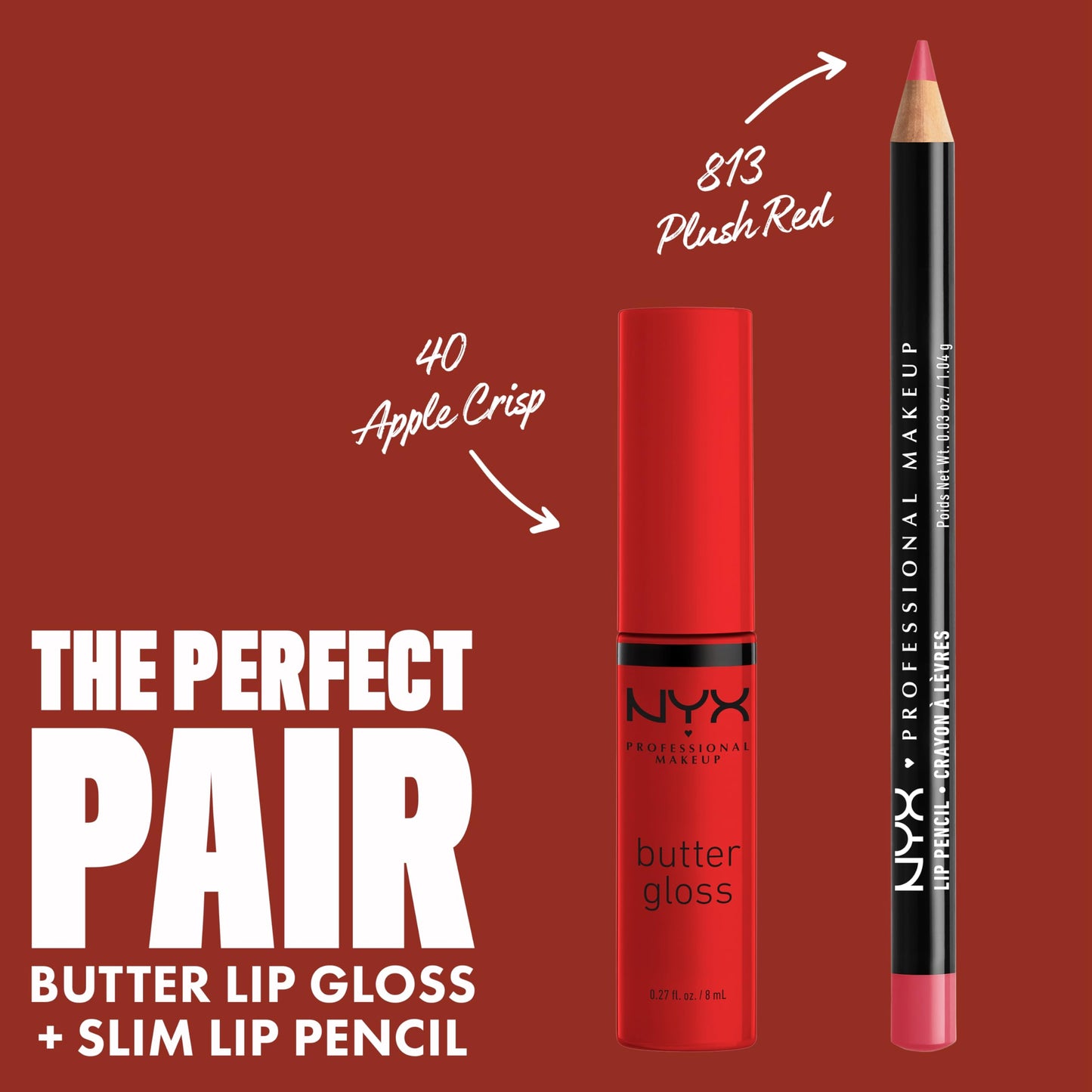 NYX PROFESSIONAL MAKEUP Butter Gloss, Non-Sticky Lip Gloss - Pack Of 3 (Angel Food Cake, Creme Brulee, Madeleine)