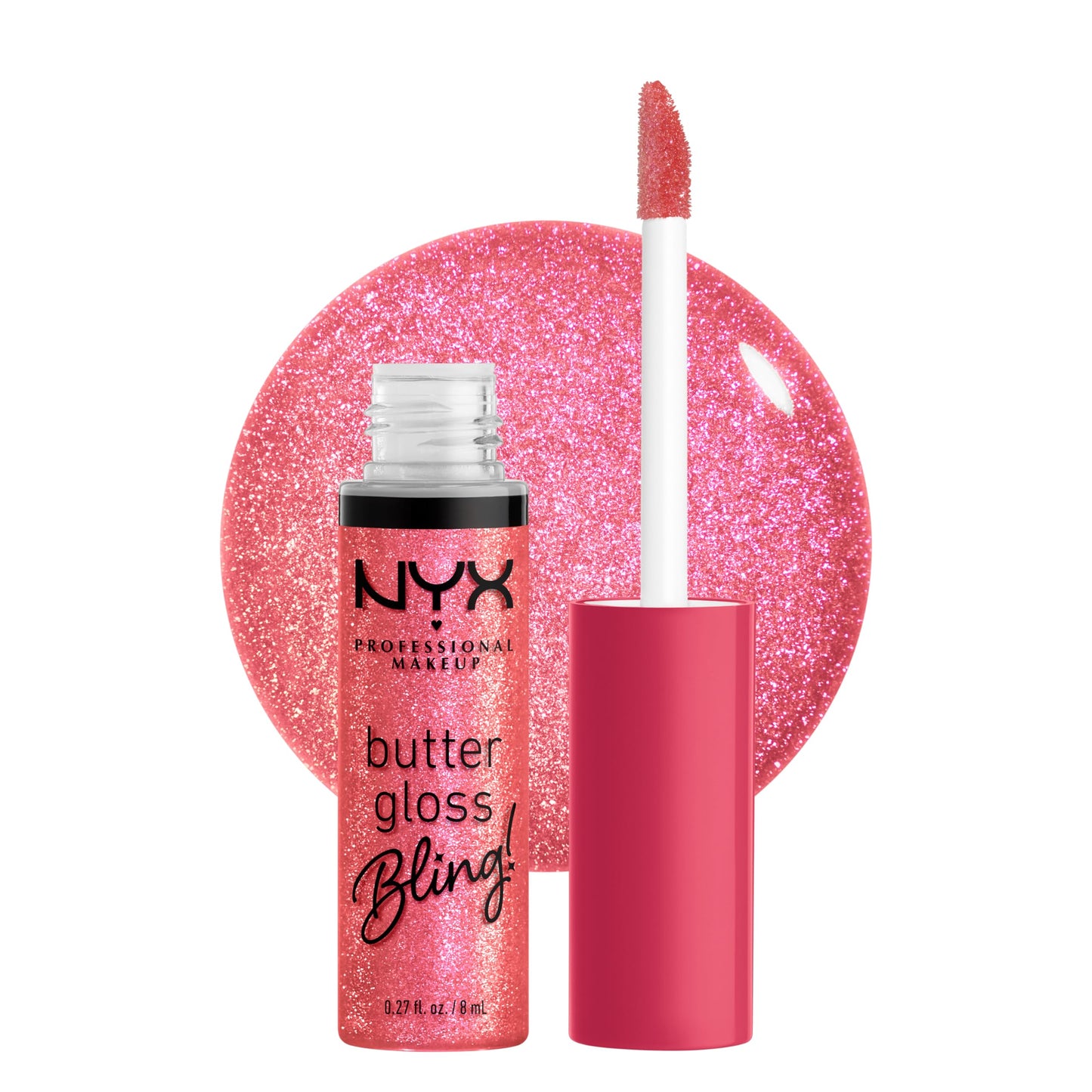 NYX PROFESSIONAL MAKEUP Butter Gloss, Non-Sticky Lip Gloss - Pack Of 3 (Angel Food Cake, Creme Brulee, Madeleine)